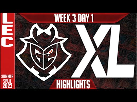 G2 vs XL Highlights | LEC Summer 2023 W3D1 | G2 Esports vs Excel