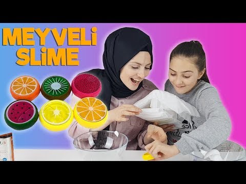 Meyveli Slime - DIY FLUFFY SLIME !  | How To Make The BEST Slime!