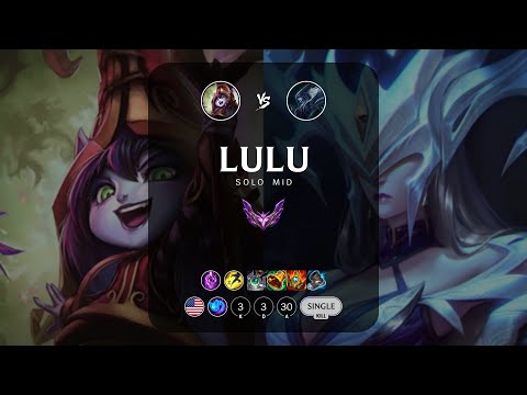 Lulu Mid vs Lissandra - NA Master Patch 14.7