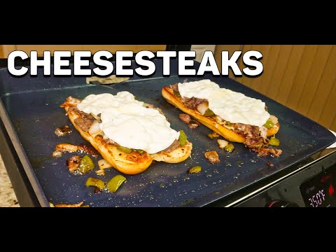 CHEESESTEAKS ON THE BLACKSTONE E-SERIES GRIDDLE