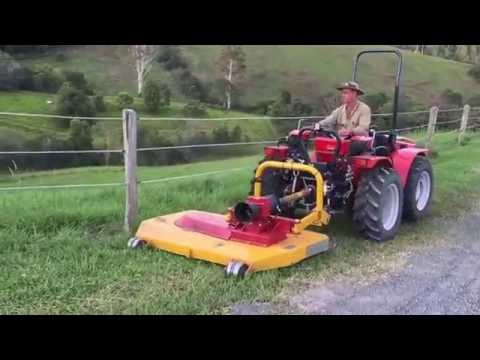 AGT tractor, Ilmer M2 Mower with Hydraulic Side shift, out front or drag behind deck