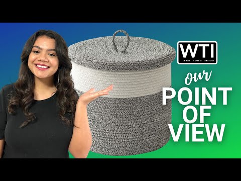 Tegance Woven Rope Baskets - WTI product video review
