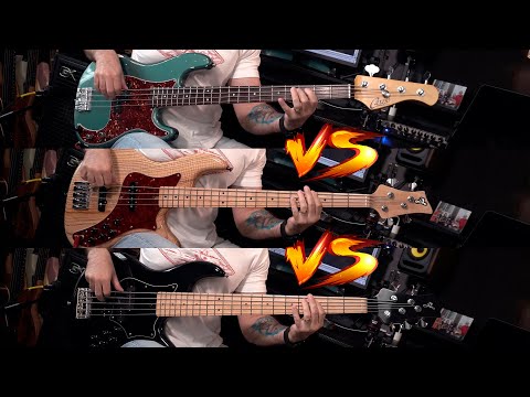 P Bass vs Jazz Bass vs PJ Bass