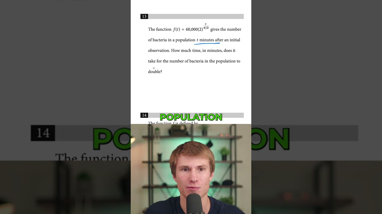 SAT Math Made Easy - Exponential Growth💯