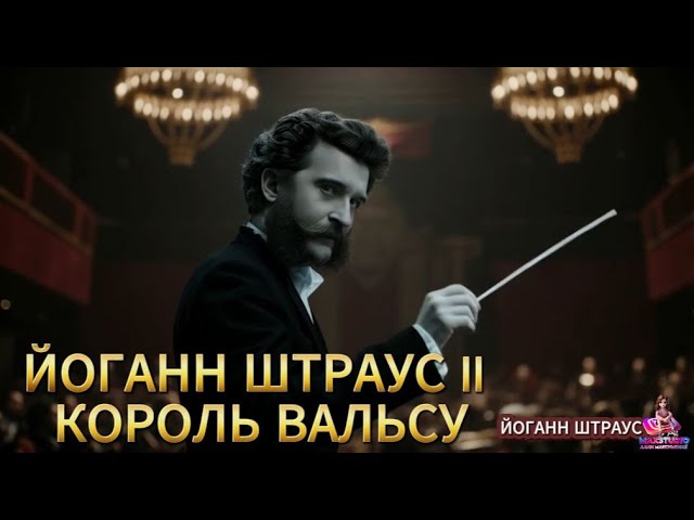 Фото Відеокліп Йоган Штраус. Аі генерація іллюстрацій, аі аватар, відео, музики, озвучення ші. Відеомонтаж, авторський текст.