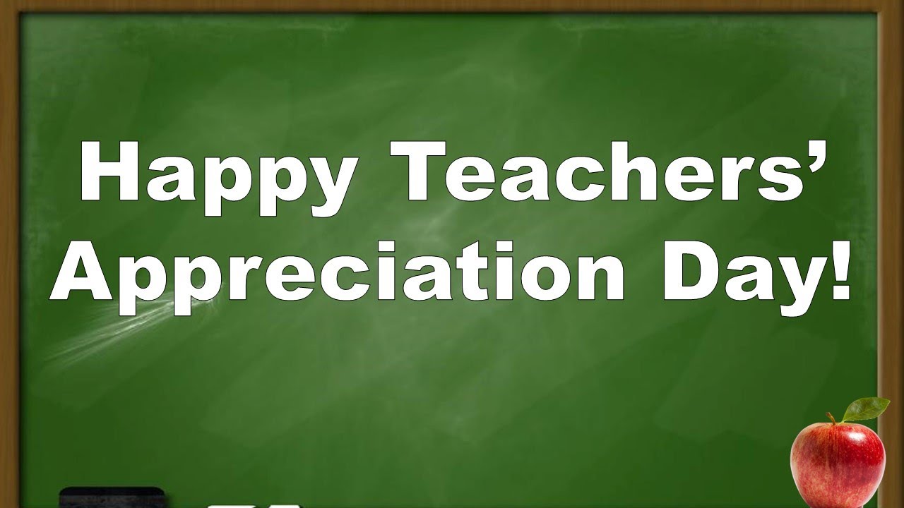 Teachers' Appreciation Day Poem: Thank You Teachers!