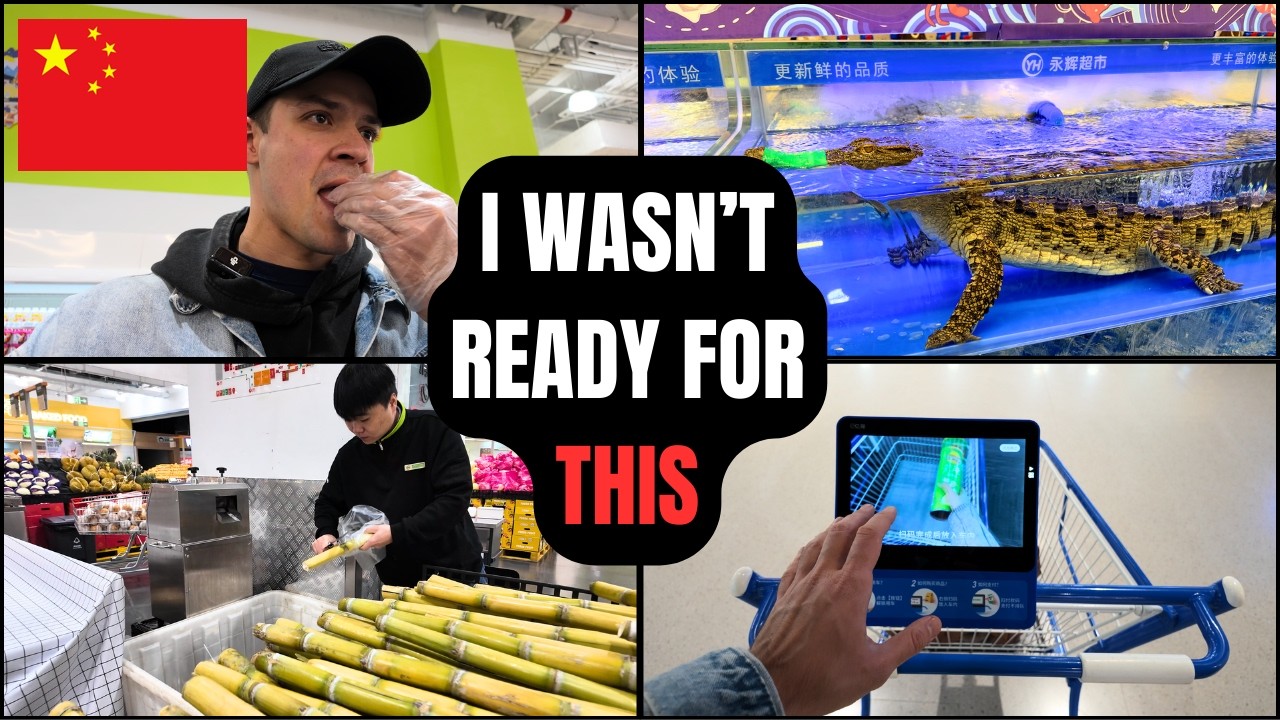 Absolutely STUNNED by a Chinese supermarket! / 被中国超市震惊到了!