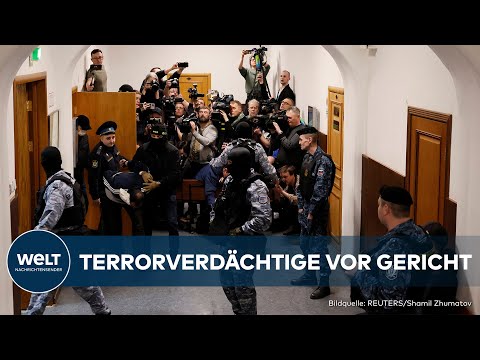 Video Thumbnail: ANSCHLAG AUF KONZERTSAAL: Russland geht mit mutmaßlichen Terroristen hart ins Gericht