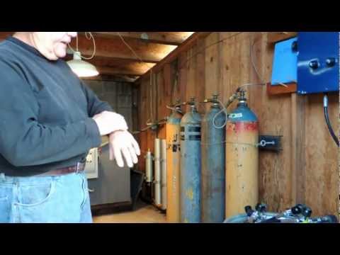 Ingresoll-Rand 4R15 scuba compressor demo fill