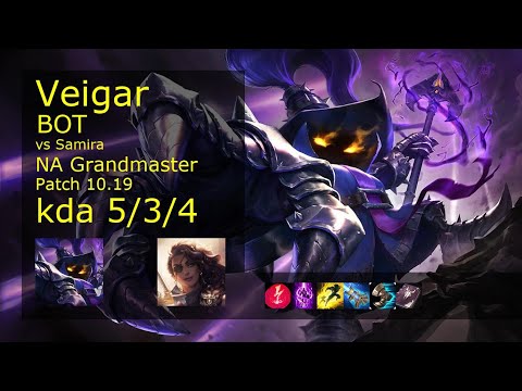 Veigar Bot & Sett vs Samira & Rakan - NA Grandmaster 5/3/4 Patch 10.19 Gameplay
