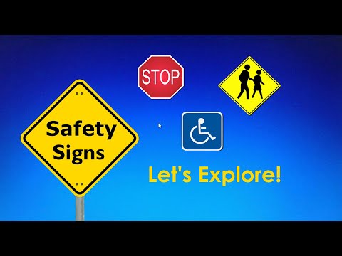 Let's Explore! Safety Signs