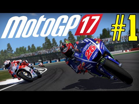 MotoGP 2017 Game Career Mode - PART 1 FIRST RACE DRAMA!