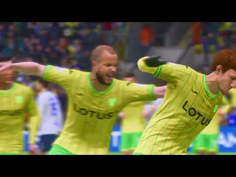 FIFA 23 Realistic sliders: Norwich vs Preston 4K S1 EP 39 PC GFX MOD
