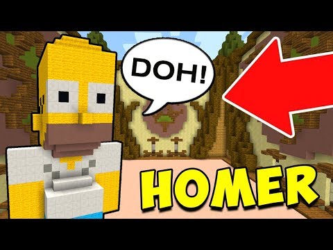 HOMER SIMPSON NELLE BUILD BATTLE DI MINECRAFT!