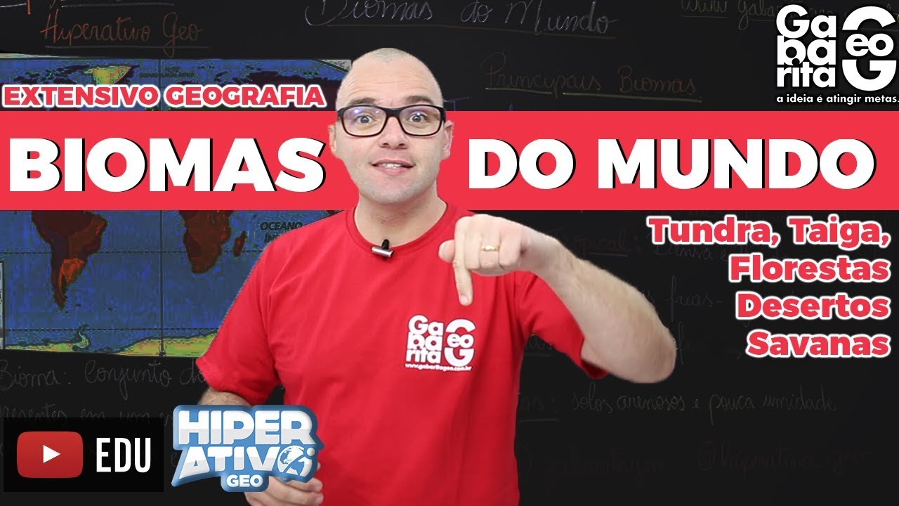 Geografia pro ENEM - Biomas do Brasil e do Mundo - Domínios Morfoclimáticos e Vegetação
