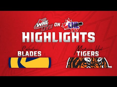 Saskatoon Blades at Medicine Hat Tigers 12/10 | WHL Highlights 2024-25
