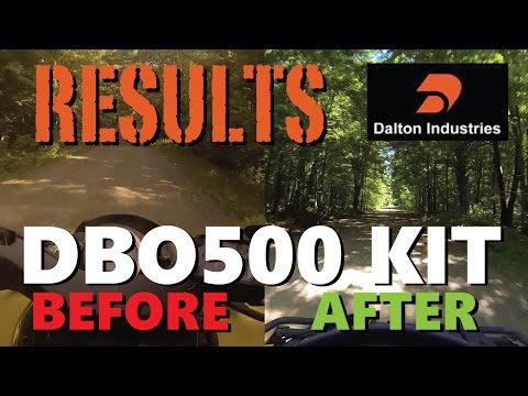 CanAm Outlander 500XT - DBO500 CLUTCH KIT - Before and After Tests