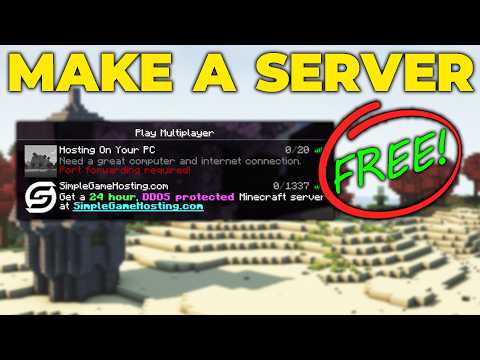 How To Make a Minecraft Server for Free