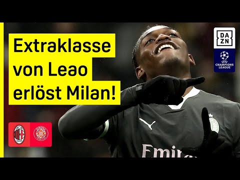 Leaos Weltklasse-Aktion bringt Milan Pflichtsieg: AC Mailand - Girona | UEFA Champions League | DAZN