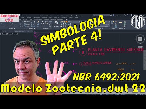 Simbologia de Projetos Arquitetônicos no AutoCAD - 4ª Parte (NBR 6492:2021) - Blocos dinâmicos