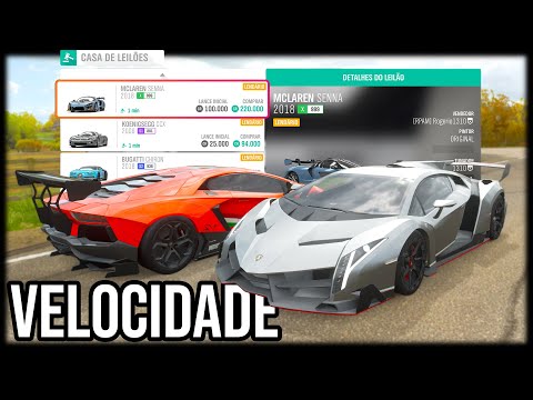 Forza Horizon 4 online - CORRIDA de VELOCIDADE com HIPERCARROS de LEILÃO