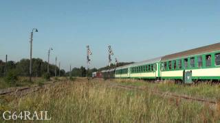 preview picture of video 'CLASS 66 66001 z pociągiem specjalnym 17.09.2011 Syców 10:52'