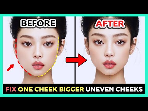 ✨ Ejercicio para corregir mejillas desiguales | Corregir una mejilla lateral más grande