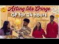 Dhanushree Acting As My Cringe Girlfriend For 24 Hours 😤🤯 | Samsameer_insta