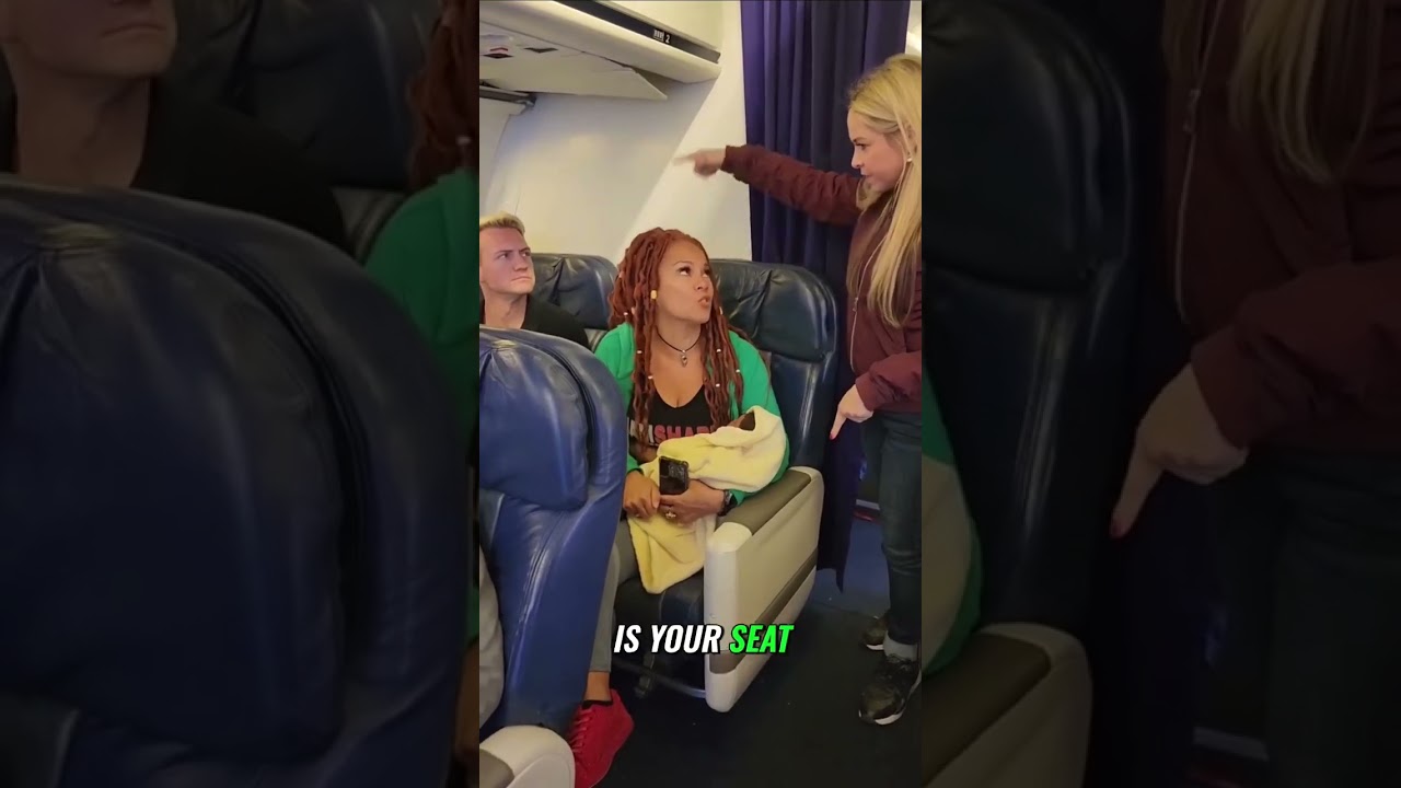 Drama in 1st Class over who's seat is it!💥💥