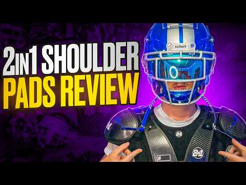 Best Shoulder Pads in Football? 2in1 Shoulder Pads Unboxing and Review
