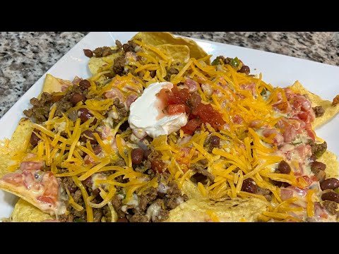 Homemade Ground Turkey Nachos