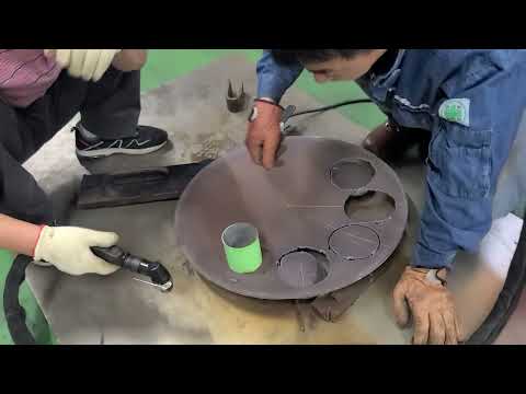 플라즈마 절단 작업 영상