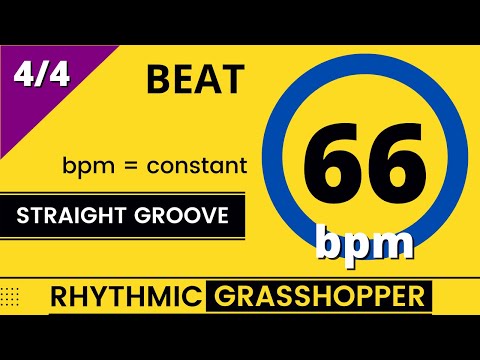 beat trainer | 66 bpm | constant | standard groove