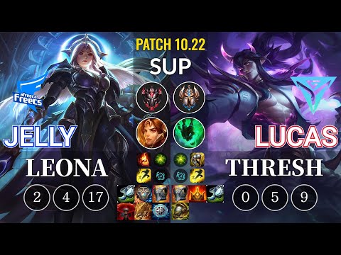 AF Jelly Leona vs IGY Lucas Thresh Sup - KR Patch 10.22