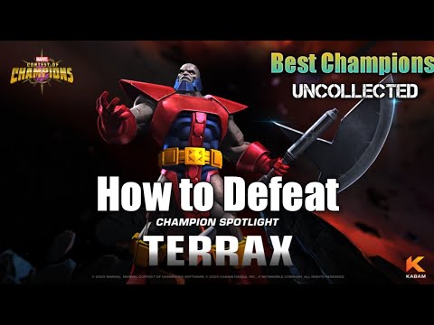How to Defeat Terrax easily (Uncollected) Marvel Contest of Champions