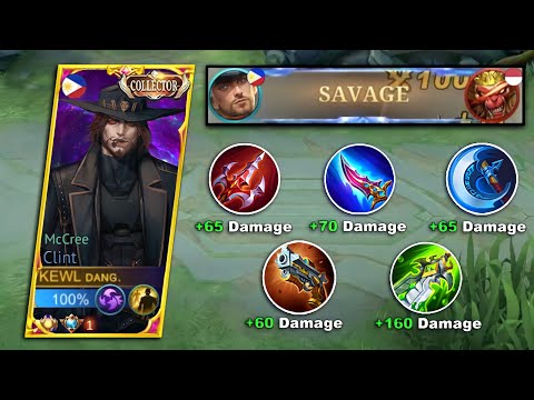 CLINT NEW HIGH DAMAGE BUILD!! BEST UNDERRATED BUILD FOR CLINT!🔥 ( SAVAGE GAMEPLAY ) must try