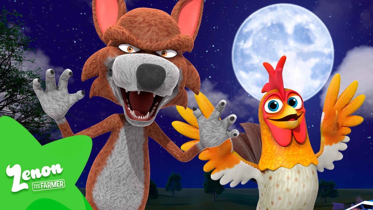 Beto the Wolf Gets Confused 🎃 Halloween 🎃 ZENON'S FARM 👨🏻‍🌾 Nursery Rhymes and Kids Songs