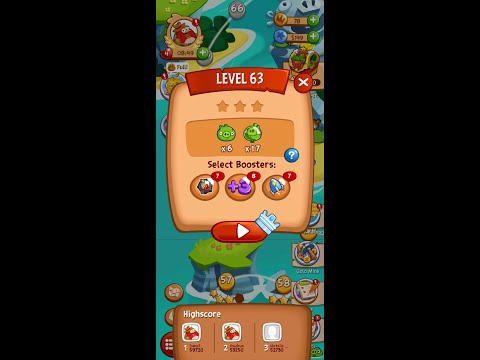 Angry Birds Blast Level 63