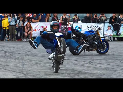 Amazing Stunt Riding by Mike Jensen   1st Place Czech Stunt Day