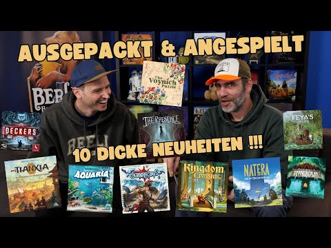Voynich Puzzle, Tianxia, Aquaria, Natera, The Presence, Kingdom Puzzle – Ausgepackt & Angespielt 9.1