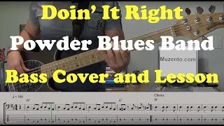Doin&#39; It Right - Bass Cover and Lesson