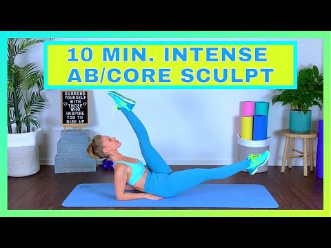 10 Min. Intense Ab/Core Sculpt ~ At-Home Workout // No Equipment Needed!