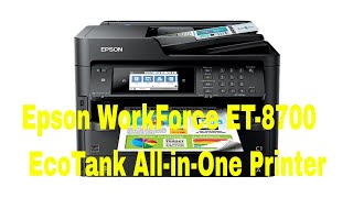 Epson workforce pro et-8700 eco tank printer review
