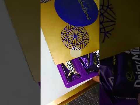 Cadbury dairy milk gift pack unboxing.