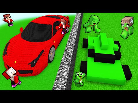 Mikey Family and JJ Family Cheated with //MILLIONAIRE in Build Battle in Minecraft (Maizen)