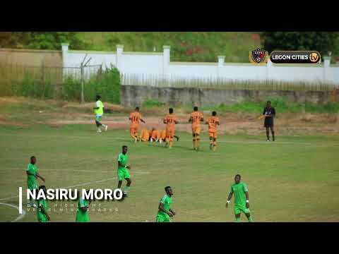 Goal of The Year Award Winner Nasiru Moro Scores His First Goal of The Season Against Elmina Sharks.
