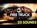 Fire Truck Siren Sound