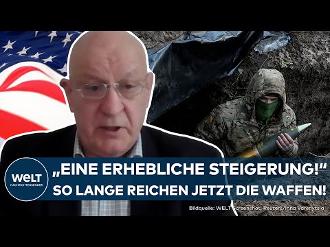 UKRAINE: Neue Waffenlieferungen aus USA - So lange reichen die Waffen an Front gegen Russland!