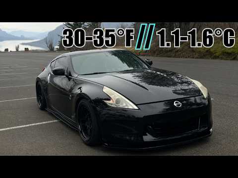 Nissan 370Z Slippery Road Test in a Cold Morning