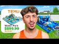 I Built A Backyard Waterpark Using ONLY Temu Items
